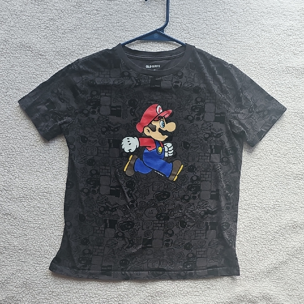 Old Navy Black Graphic Kids T-Shirt